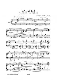 Psalm 149 op. 79 von Antonín Dvorák 