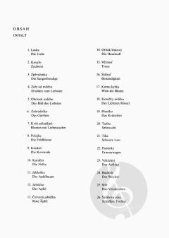 Mährische Volkspoesie in Liedern von Leo Eugen Janáček 