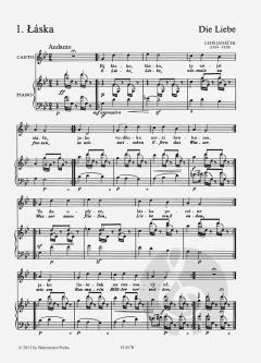 Mährische Volkspoesie in Liedern von Leo Eugen Janáček 