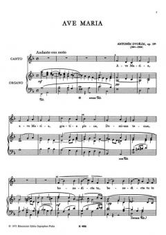 3 geistliche Gesänge op. 19b, B 68, B 95; WoO, B 82 von Antonín Dvorák 