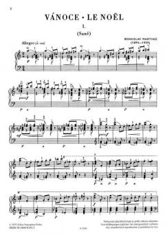 Vssnoce (Le Noel) (1927) von Bohuslav Martinu 