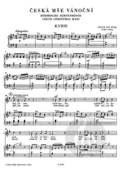 Böhmische Hirtenmesse von Jan Jakub Ryba 