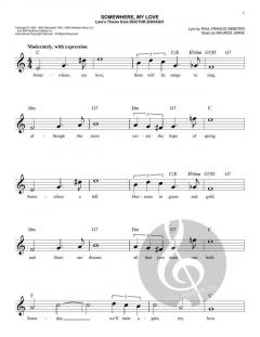 Somewhere, My Love von Paul Francis Webster 