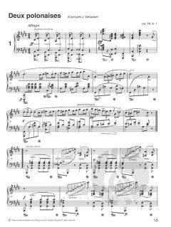 Polonaises op. 26, 40, 44, 53, 61 (A/VI) von Frédéric Chopin 