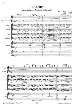 Elegia op. 23 von Josef Suk 