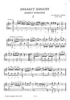 12 Sonatinen von Johann Baptist Vanhal 