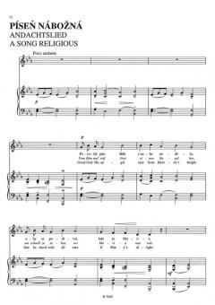 4 Lieder zu Texten böhmischer Volkspoesie von Bohuslav Martinu 