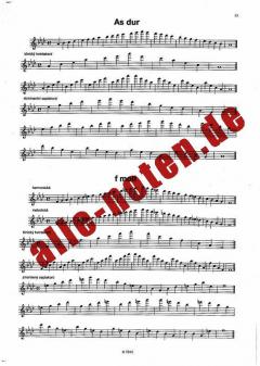 Tonleitern und Akkorde für Alt-Blockflöte (Ivo Bohuslávek) 