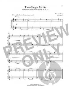 Two-Finger Partita von Vincent d'Indy 