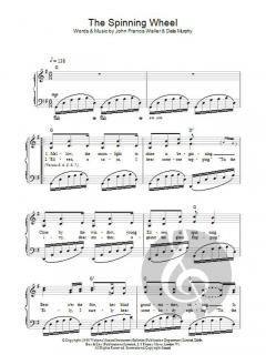 The Spinning Wheel Song von John Francis Waller 