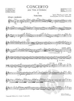 Konzert in D-Dur für Viola und Orchester op. 31 von Ignaz Pleyel im Alle Noten Shop kaufen