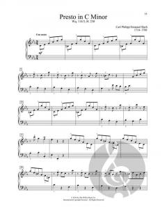 Presto In C Minor, Wq. 114/3, H. 230 von Carl Philipp Emanuel Bach 