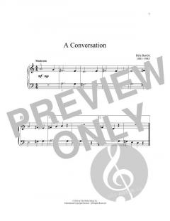 A Conversation von Béla Bartók 