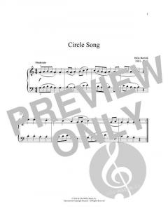Circle Song von Béla Bartók 