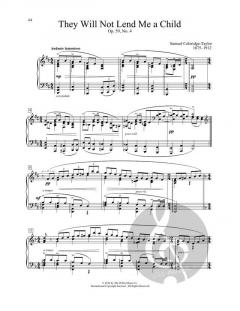 They Will Not Lend Me A Child, Op. 59, No. 4 von Samuel Coleridge-Taylor 