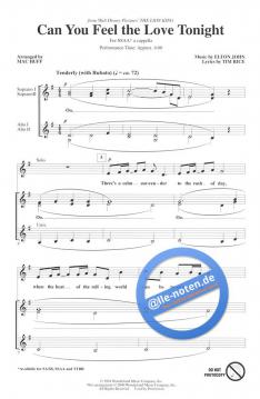 Can You Feel The Love Tonight (Elton John) 