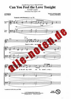 Can You Feel The Love Tonight (Elton John) 