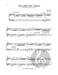 The Little Girls' Dance von Niels Wilhelm Gade 