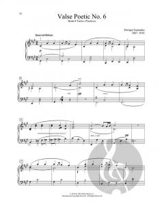 Valse Poetic No. 6 von Enrique Granados 