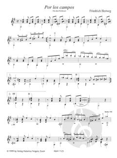 Por los campos von Friedrich Herweg 