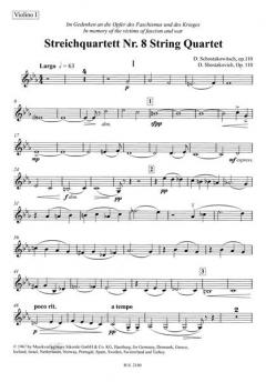 String Quartet No. 8 Op. 110 von Dmitri Schostakowitsch 