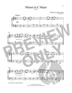 Minuet In C Major, KV 6 von Wolfgang Amadeus Mozart 