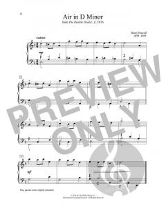 Air In D Minor von Henry Purcell 