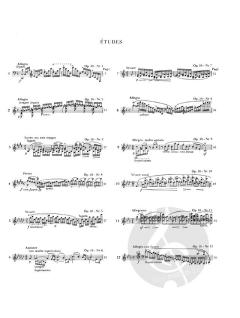 Studies op. 10, 25, Trois Nouvelles Etudes von Frédéric Chopin 