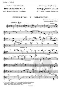 String Quartet No. 11 Op. 122 von Dmitri Schostakowitsch 