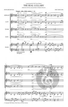 The Seal Lullaby von Eric Whitacre 