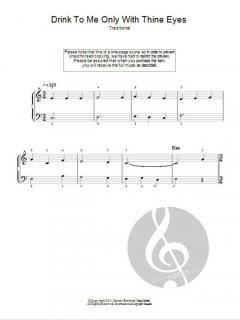 Drink To Me Only With Thine Eyes 