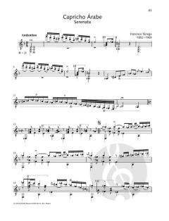 Capricho Arabe von Francisco Tárrega 