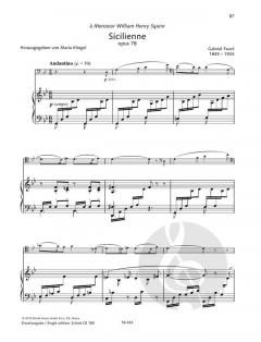 Sicilienne von Fauré 