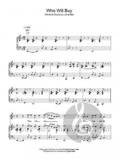 Who Will Buy von Lionel Bart 