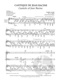 Cantique de Jean Racine op. 11 (Gabriel Fauré) 