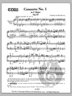 Concerto No. 1 in C Major, Op. 15 von Ludwig van Beethoven 