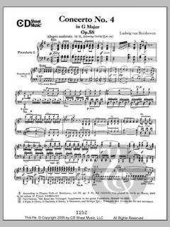 Concerto No. 4 In G Major, Op. 58 von Ludwig van Beethoven 