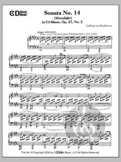 Sonata No. 14 In C-sharp Minor von Ludwig van Beethoven 
