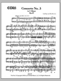 Concerto No. 3 in C Minor, Op. 37 von Ludwig van Beethoven 