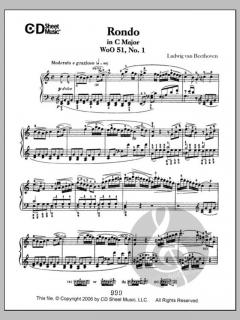 Rondo in C Major, Op. 51, No. 1 von Ludwig van Beethoven 