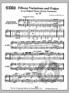 15 Variations And Fugue On An Original Theme von Ludwig van Beethoven 