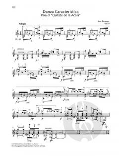 Danza Caracteristica von Leo Brouwer 