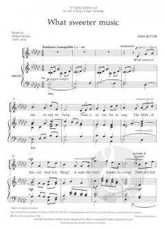 What Sweeter Music (John Rutter) 