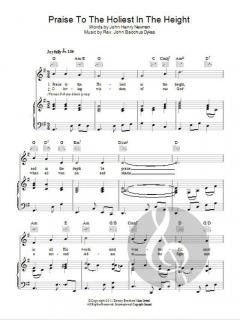 Praise To The Holiest In The Heights von John Dykes 