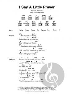 I Say A Little Prayer von Aretha Franklin 