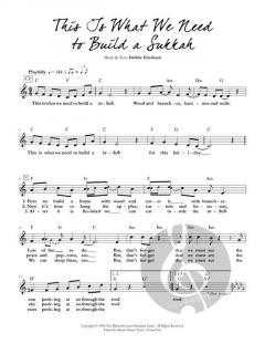 This Is What We Need to Build a Sukkah von Debbie Friedman 