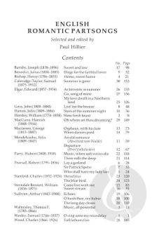 English Romantic Partsongs 