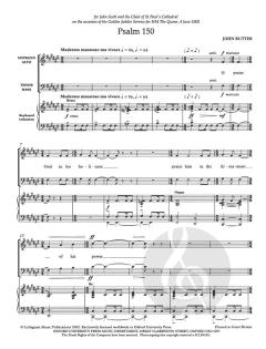 Psalm 150 von John Rutter 