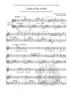 Look At The World (John Rutter) 