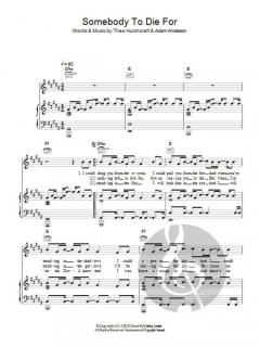 Somebody To Die For von Hurts 
